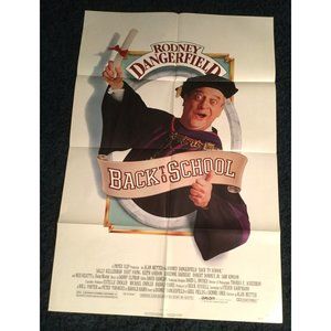 1986 Rodney Dangerfield Back to School Movie Theatre Lobby Poster Canada